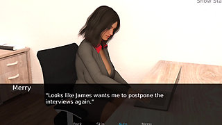 Project Hot Wife - Merry love to masturbate at the office.