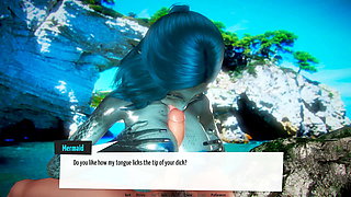 Sexus Resort: Slutty Mermaid Doing Tits Job In The Water-Ep2