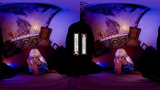 Ebony Blue Skirt Costume VR Hard sex