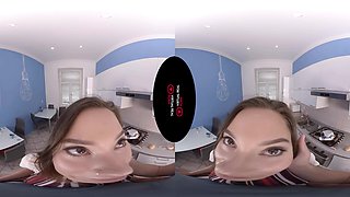 Overcocked - Busty Brunette In The Kitchen - Sexlikereal