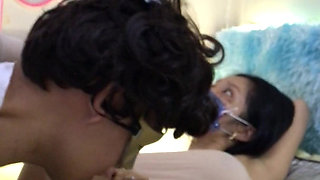 Two Young Students Fucked at the Party