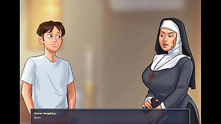 Summer saga with huge boobs and wild anime fantasies