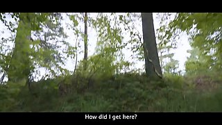 Hunt4k. horny dude found red haired tart in the forest and pounded her harshly