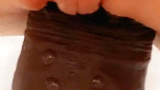 What Do Teenagers Usually Do in the Bathroom? Stretching My Tight Pussy with a Big Cock