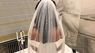 Zombie Bride Surprise on Wedding Night. She doesn't bite, she sucks cock