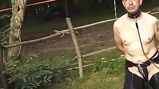 Piss Drinking Male Sex Slaves Whipping by Mistress