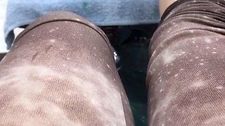 Amateur Foot Fetish Girlfriend Sucks and gives a Footjob
