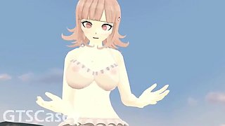 Teen with huge tits gets massive breast expansion - boobs gonna explode!