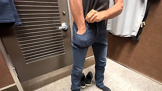 Mall Private Locker Room Cumshot Blowjob Flashing