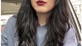 Riley Reid And Ellie Louise - British Chav In Trackies Smokes In The Car! What A Chav !