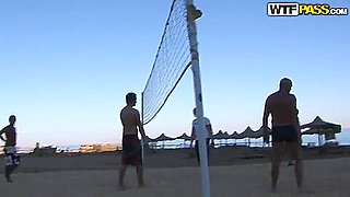 Hot travel sex movie at the beach from Egypt Day