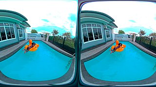 Pov Pool Tease - Amelia Star's Wet Body And Dark Skin Will Drive You Crazy - 8k Seduction