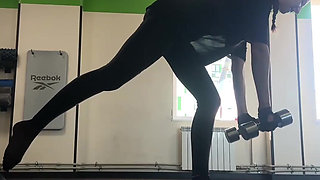 Gym in Nylon Socks