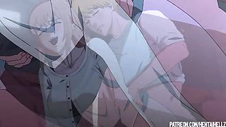 Public Cinema Sex Excites Makima Hentai Anime Fuck