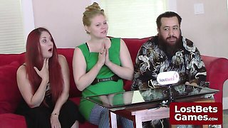 Extreme pussy eating scene with freely treasure from Lost Bets Games