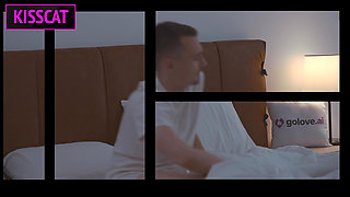 Shocking! Step Mom Seduces Step Son in Share Bed to Fuck Her Wet Pussy Naughty Lesson!