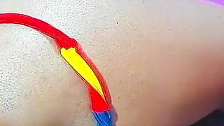 Colombian Girl Deep Bigger Dildo Until Squirt Alot Drinking All Hot Juices Daddy Lovee