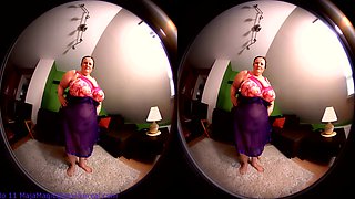 Sharon's Hot Strip Leaves Nithing To Your Imagination - Bbw Gilf