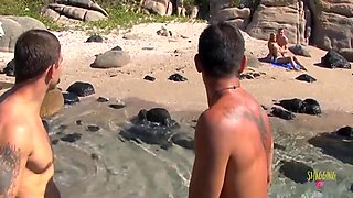Anal Sex And Double Penetration For The Blonde Milf On The Beach 16 Min - Lea Lazure