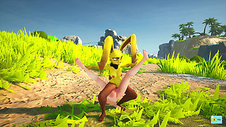 Rabbit Monster Grinding Woman (sapphire Safari V.23)