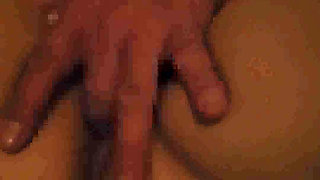 She sucks hard while being toyed with