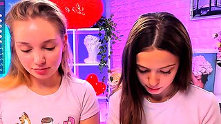 Party amateur teens lesbian sixtynine while getting fucked