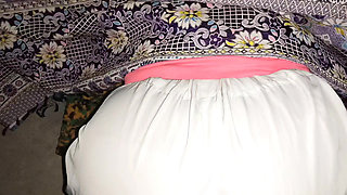 OHHH NO, MY DESI MAID STUCKED UNDER BED