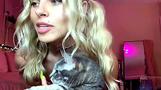 Blonde teen Sierras first erotic masturbation video