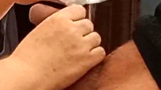 Neighbor Does an Oil Dick Hand Job