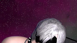 POV - Stellar Blade's Eve & Nier Automata's 2b - JAV Mocapped Sex Scene - Experimental Scene