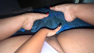 POV Hot wet pussy dripping before going to work