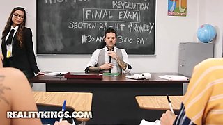 Reality kings - college bombshell Vina Sky makes her budge to pound her supervisor on her last teaching day