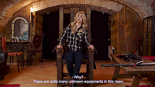New victim on torment chair part 1