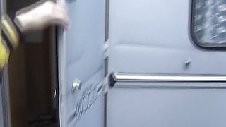 Nasty blonde German bitch fucked hard before a cumshot