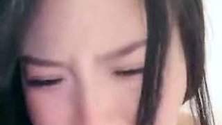 Asian girl fondled blowjobs and gave handjob