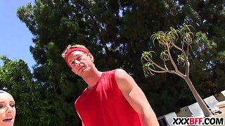 Yoga class get the penis