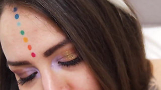 Russian Alt Girl Mari Galore Interracial POV Cum Tasting BBC Blwojob