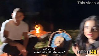 Hunt4k. hot czech teen chloe heart hopped on a huge hunter’s penis outdoors in front of her boyfriend