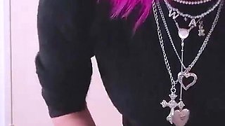 Dark Angel Fills Her Asshole