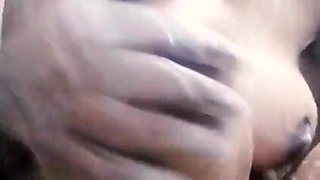 Hot Indian Romantic Wife Big Boobs Close-up Puffy Nipples