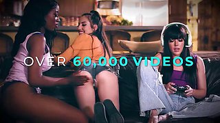 GIRLSWAY - MILF Shay Sights Educates Petite Stepdaughter Demi Hawks Through Amazing Sex