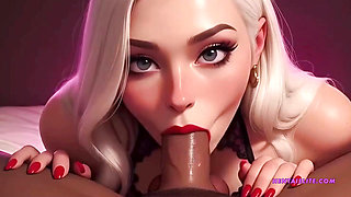 Sensational Beautiful Women Giving You The Best Blowjob Experience Ever - AI Generated 3D Animation