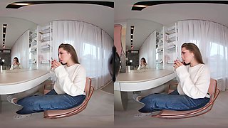 Olena In Her Bedroom