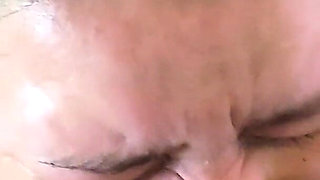 Did You Know You Can Nose Fuck? Yes, It's Possible! He Does It Until He Cums Inside and the Semen Comes Out of My Mouth.