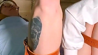 Restrained, Tied up Pussy Piercings & Anal Play by Mistress