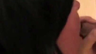 Hot Brunette Mature Enjoys in the Bathroom with Her Fat Friend