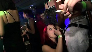 Doxies watching strip getting from bang with shaved jerk