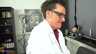 Fucking Our Hot Curvy German Milf Secretary Krizzi At The Office And Come On Her Big Juicy Tits