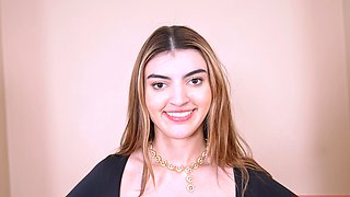 POV Casting And Creampie Skinny Indian Teen Julia James