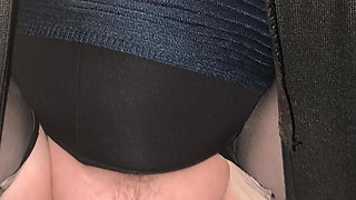 I continue to press my horny cunt into the face of the submissive bastard